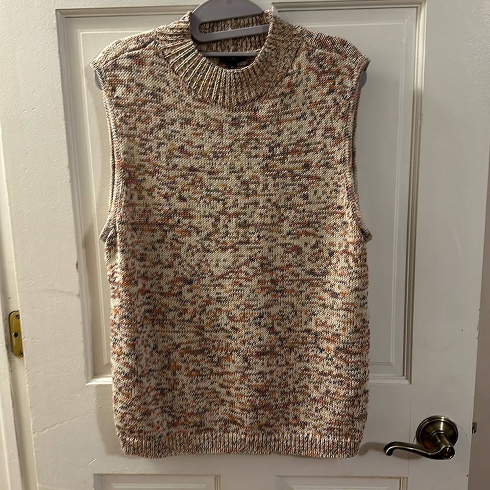 Talbots mock neck  sleeveless sweater